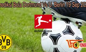 Prediksi Bola Dortmund Vs U. Berlin 19 Sep 2021